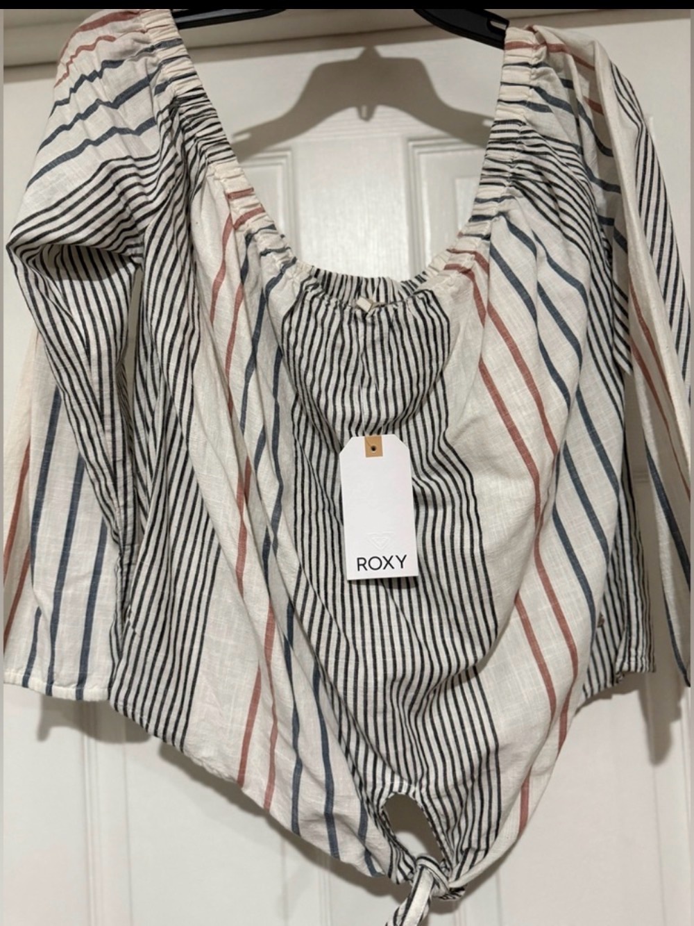 Off shoulder striped roxy blouse - Picture 4 of 4
